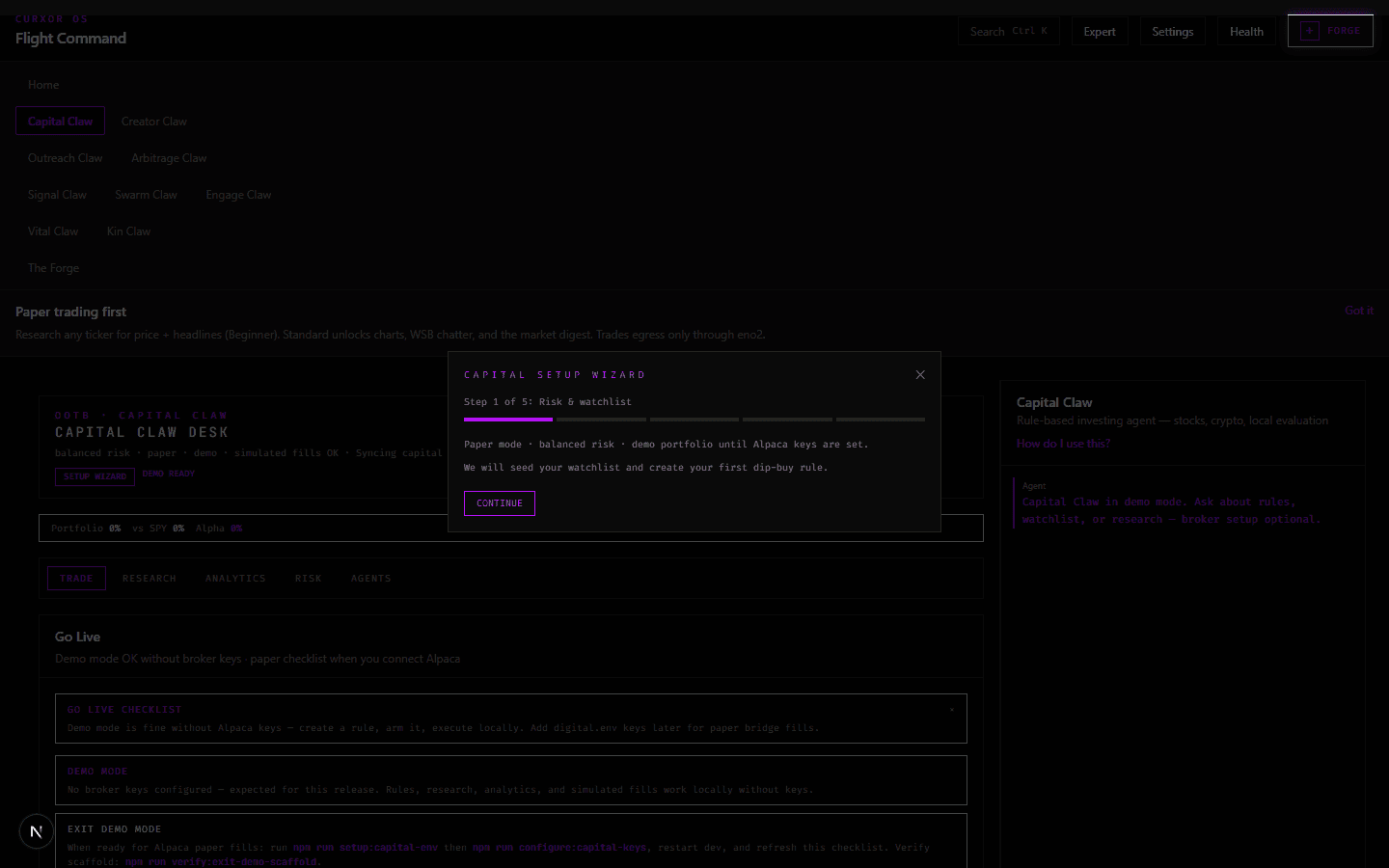 Setup Wizard